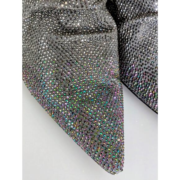 NIB Bibi Lou Ankle Boots Sparkle EU 37 US 7 New in Box Women's Shoes Italian - Picture 6 of 11